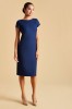 Contemporary Slash Neck Dress