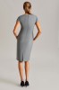 LADIES CONTEMPORARY SLASH NECKLINE DRESS