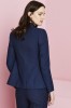 Ladies Contemporary One Button Blazer, Blue