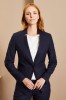 Ladies Contemporary One Button Blazer, Navy