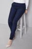 Ladies Contemporary Slim Leg Pants, Blue (Regular)