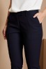 Pantalon à jambe étroite contemporaine pour femme (régulier), bleu marine