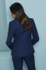 Ladies Contemporary Two Button Blazer (Regular), Blue