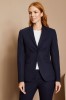 Blazer contemporain à deux boutons pour femmes (régulier), bleu marine