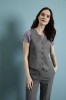 Ladies Contemporary Vest, Pale Grey