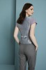 Ladies Contemporary Vest, Pale Grey