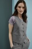 Ladies Contemporary Vest, Pale Grey