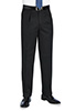 Delta Single Pleat Trouser Black