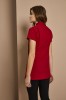 One Button Tunic, Red