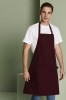 Popper Strap Apron with Pocket, Mulberry