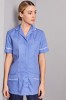 Ladies Healthcare Tunic, Metro Blue/White