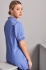 Ladies Healthcare Tunic, Metro Blue/White