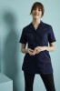 Ladies Healthcare Tunic, Navy/Red