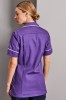 Ladies Healthcare Tunic, Purple/White