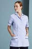 Ladies Healthcare Tunic, Sky Blue/Navy