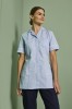 Ladies Healthcare Tunic, Sky Blue/White