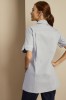 Ladies Healthcare Tunic, Grey/White