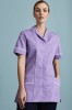 Ladies Healthcare Tunic, Lilac/White