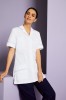 Ladies Healthcare Tunic, White/Sky Blue