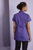 Definitive Feature Press Stud Tunic, Royal Purple