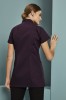 Definitive Feature Press Stud Tunic, Plum 