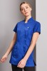 Definitive Feature Press Stud Tunic, Cobalt Blue