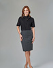 Flavia Pussy Bow Blouse Black