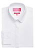 Womens Franca Slim Fit Blouse White with front panel design