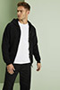 Gildan Full Zip Hoodie, Noir