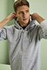 Sweat à capuche zippé Gildan, gris6