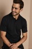 Henbury Coolplus Polo Shirt, Black