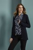 Ladies Semi Fitted V Neck Cardigan, Navy