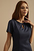 Keyhole Tunic, Navy