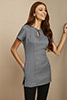 Keyhole Tunic, Grey