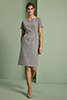 Linen Dress, Grey