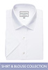 Milano S/S Slim Fit Non-Iron Shirt White