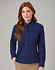 Mirabel Stretch Oxford Shirt Navy