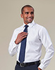 Chemise Palermo Slim Fit à manchette unique Blanc H/B2