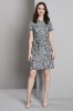 Pattern Shift Dress, Grey Shards 