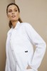 Blouse de laboratoire pour femmes LW63, blanc