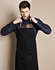 Premier Espresso Bib Apron, Black/Brown