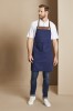 Premier Espresso Bib Apron, Navy/Brown