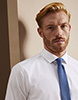 Cravate tricotée Premier, bleu moyen6