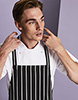 Premier Stripe Apron, Black/White Stripe