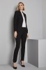 Qualitas Ladies Two Button Blazer, Black