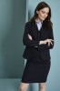 Qualitas Ladies Two Button Blazer, Dark Navy