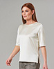 Ravenna Satin Blouse Cream