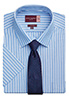 Roccella Classic Fit Shirt Blue/White Stripe
