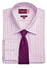 Rufina Classic Fit Shirt Pink/Grey Stripe