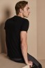 Men's Fitted Crew Neck T-Shirt, Black